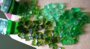 Shades of Green for Sea Glass Soap
