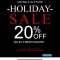 Get Your Holiday Shopping Done at RonRobinson.com + Stores… And SAVE 20% on Select Items!