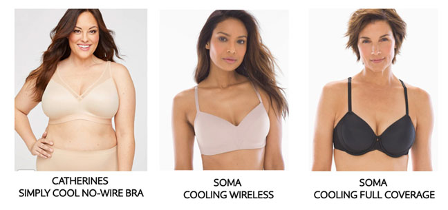 Catherines Women's Plus Size Simply Cool Wireless Bra 