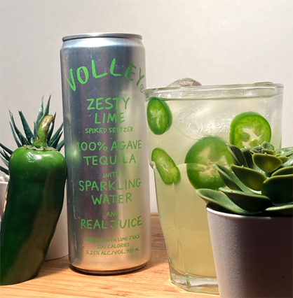 Zesty Lime – Volley Tequila Seltzer