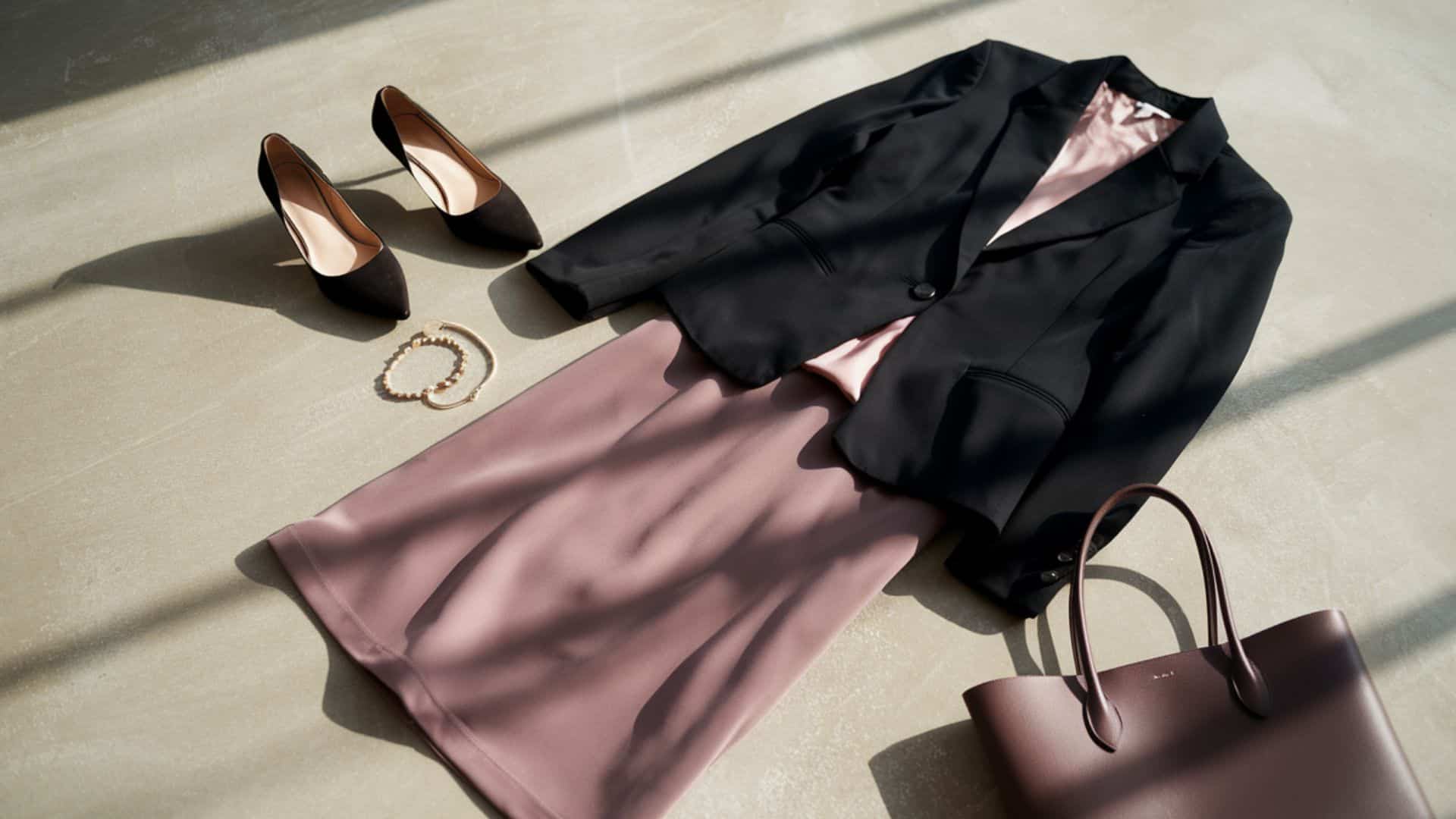 Tailored Blazer + Pencil Skirt + Pointed-Toe Heels