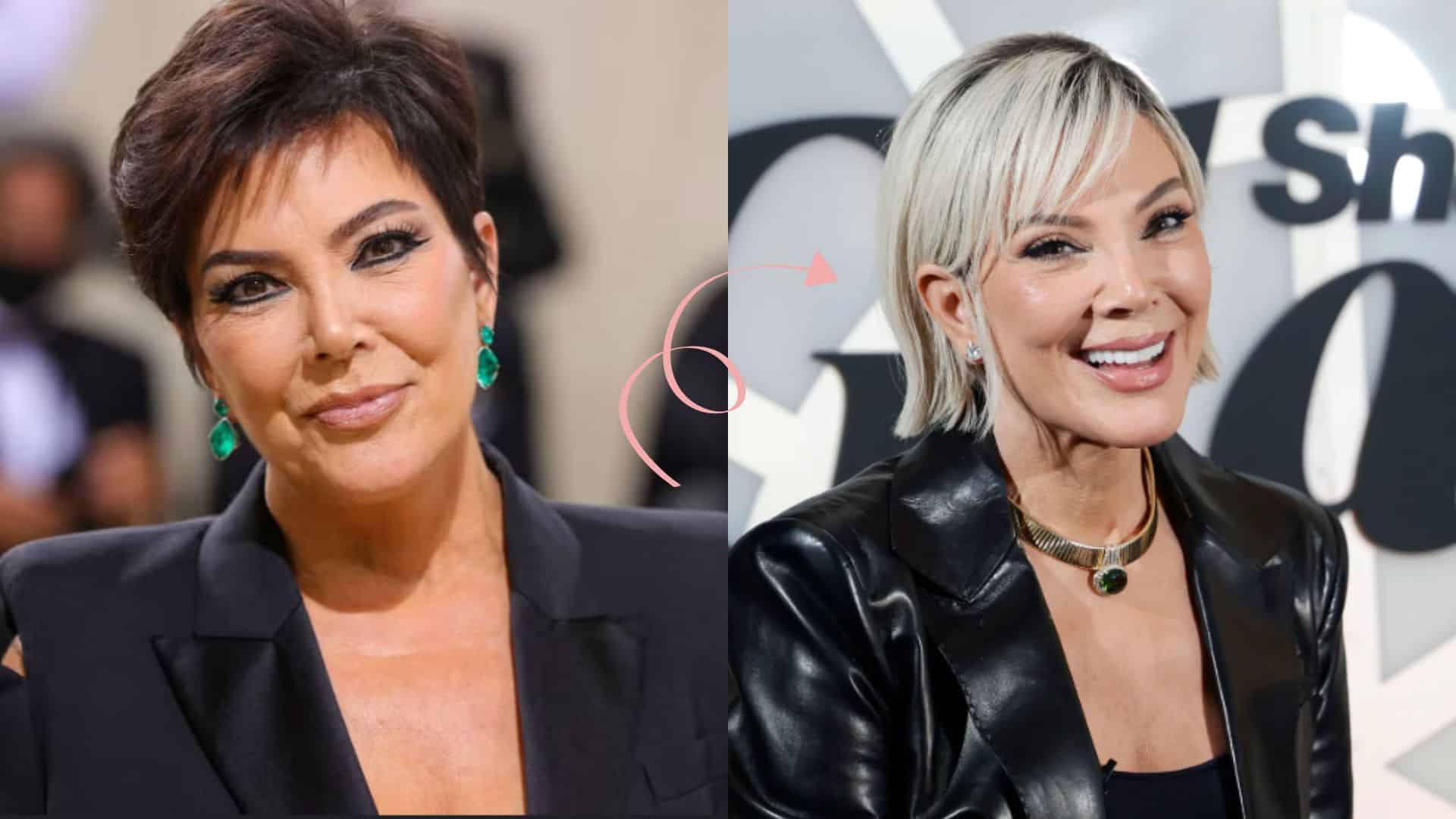 kris jenner hair transformation