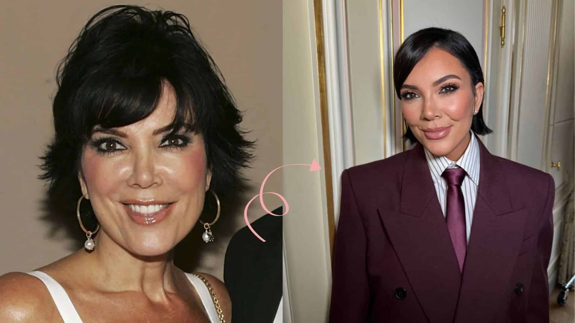kris jenner new face