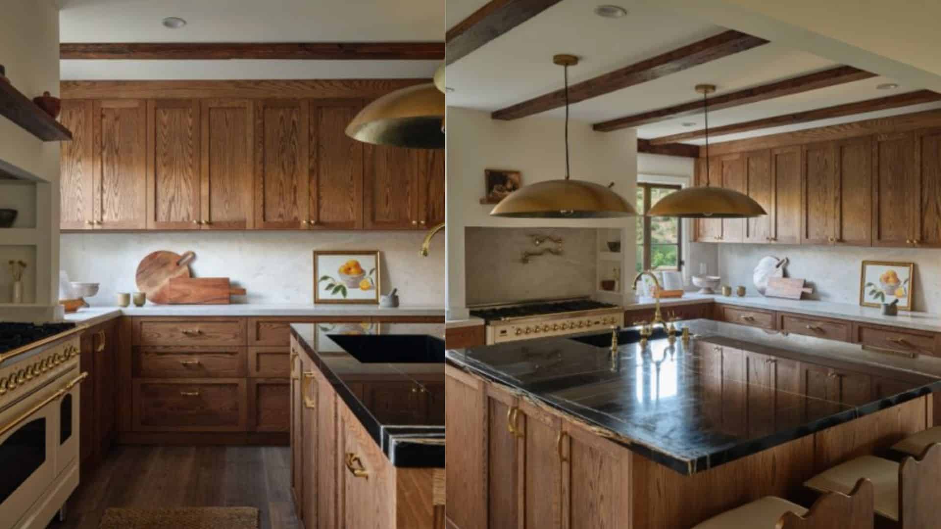 sabrina carpenter hollywood hills house kitchen design