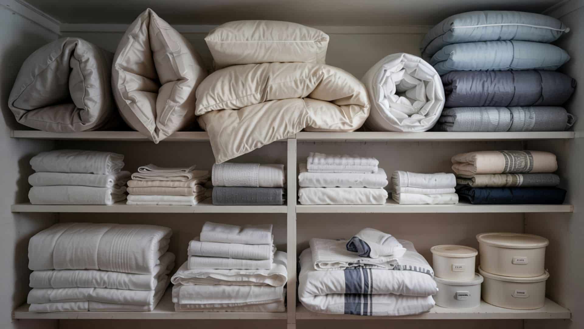 store bulky items at top