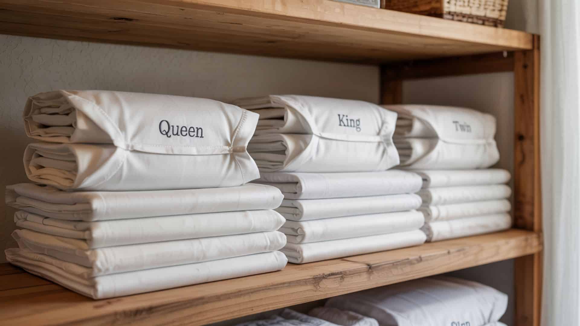 store sheets inside pillowcases