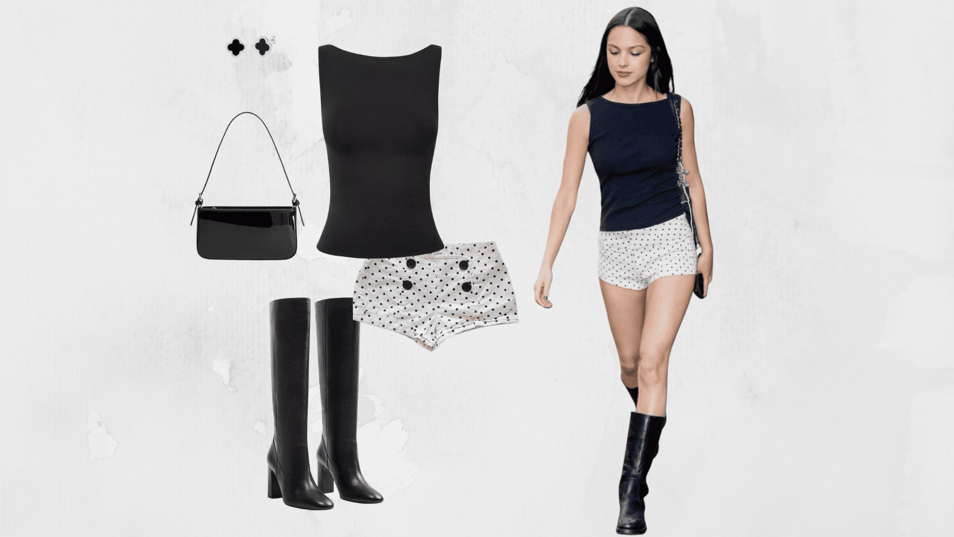 Basic Top & Statement Shorts