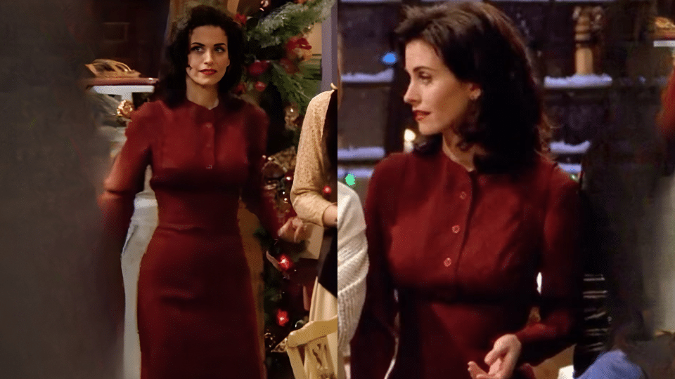 Burgundy Button Down Dress