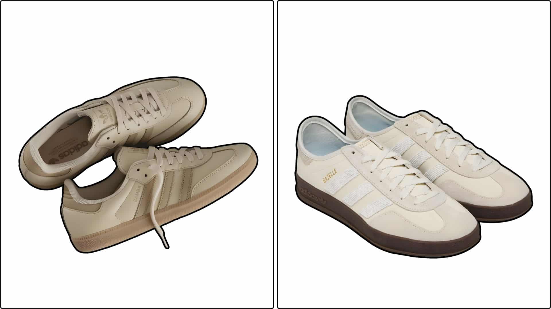 gazelle vs samba adidas