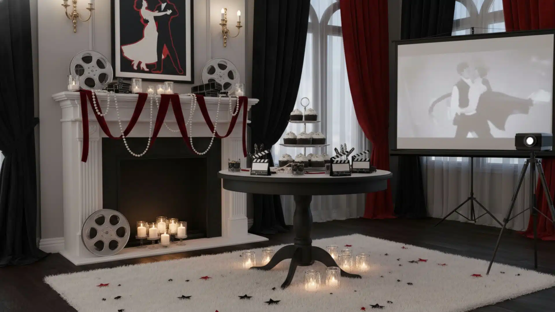 old hollywood classic party theme