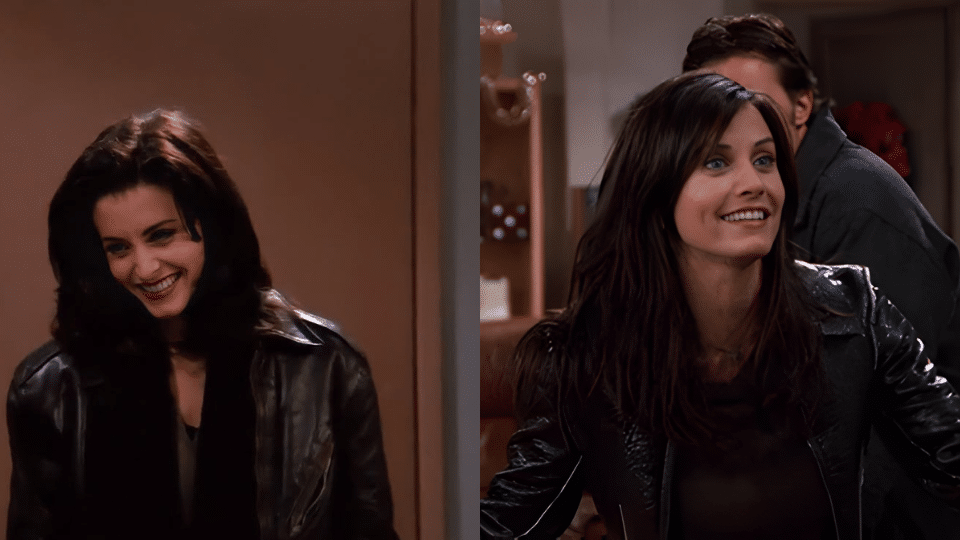 oversized leather jacket monochrome base