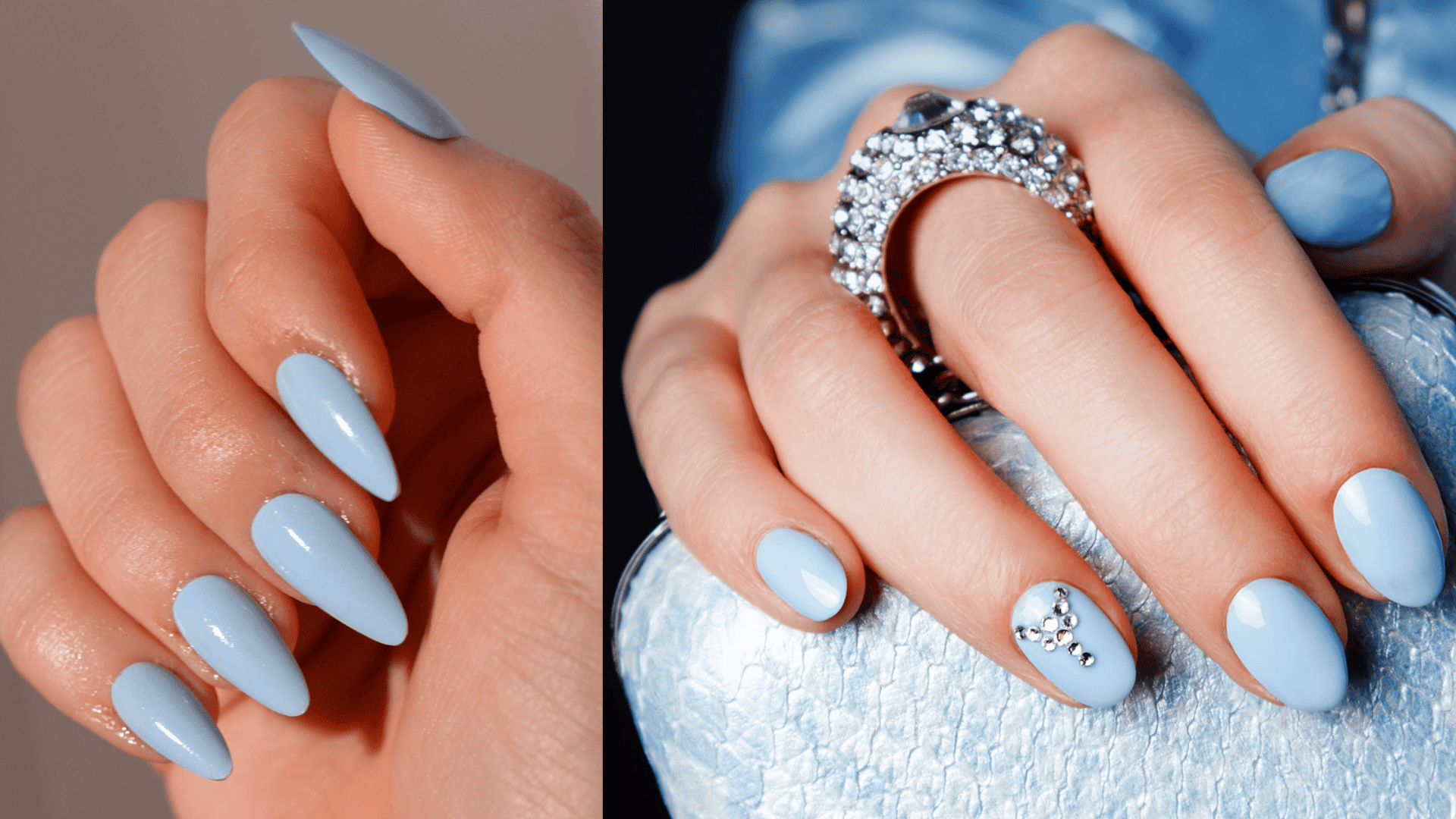 Blueberry Milk Nails