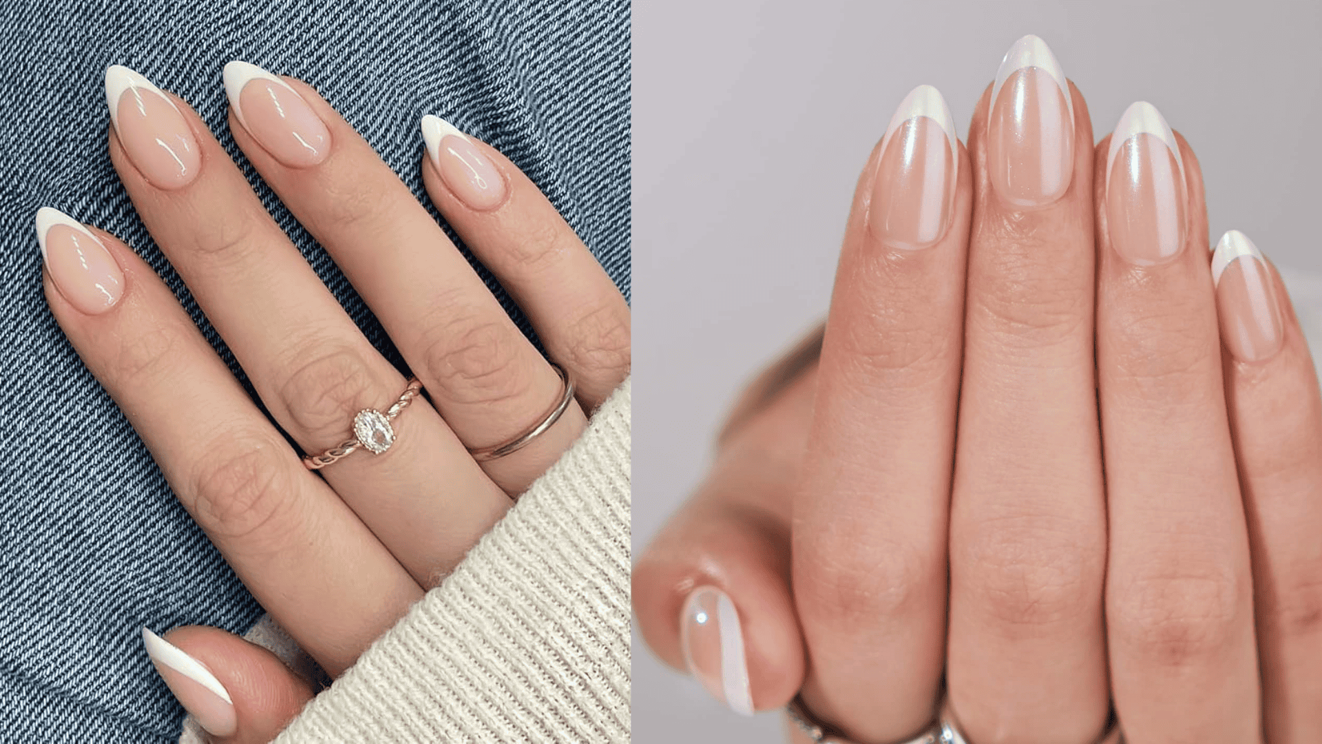 Classic French With Softened White Tips