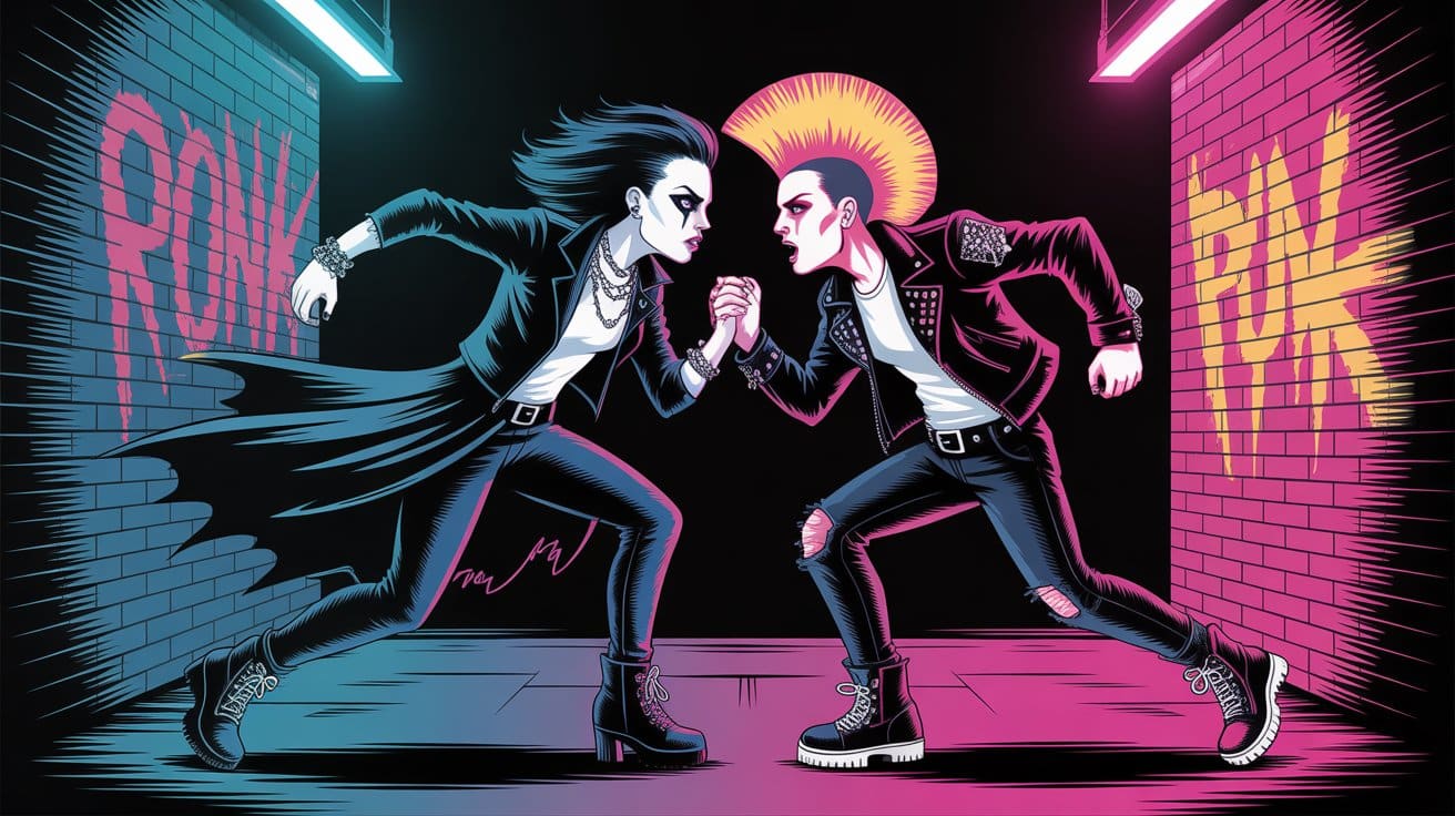 Goth vs Punk