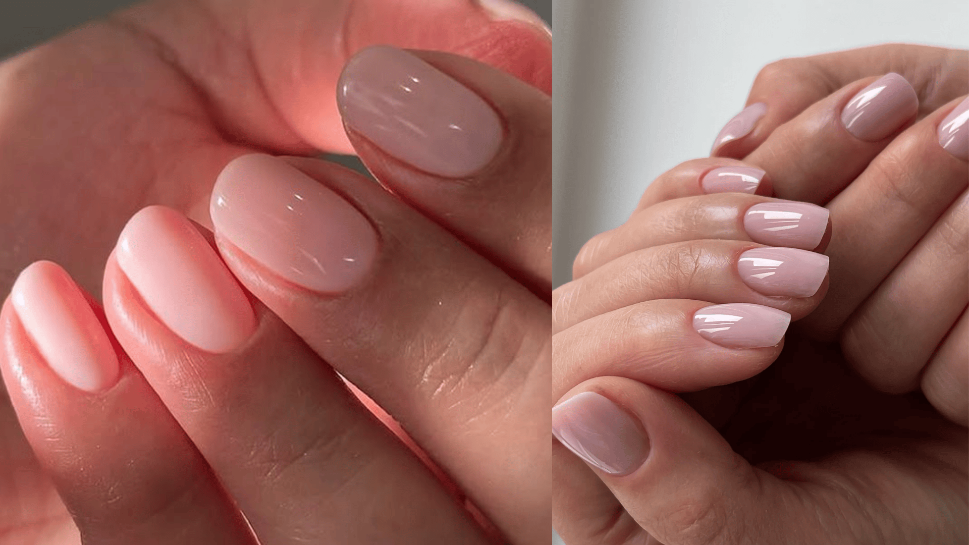 Milky Pink Princess Manicure