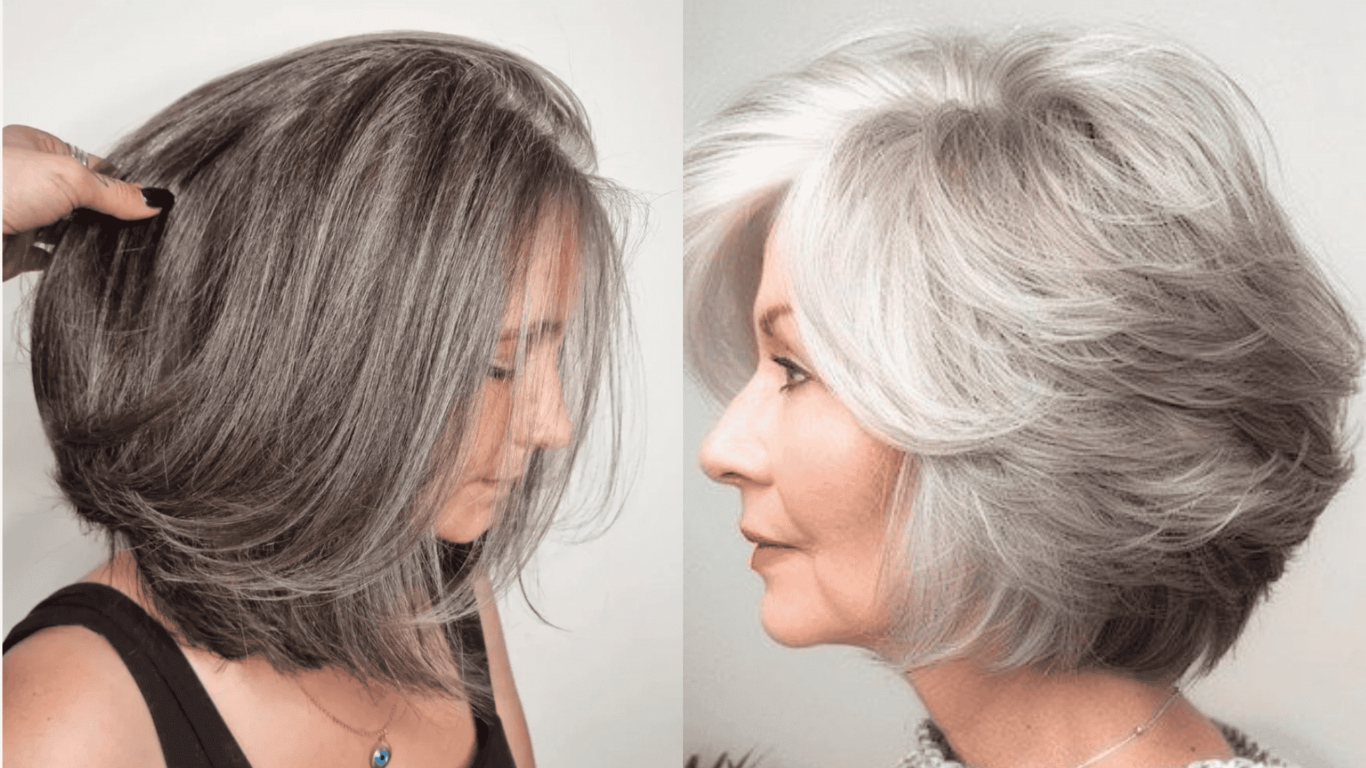 Silver Feathered Bob