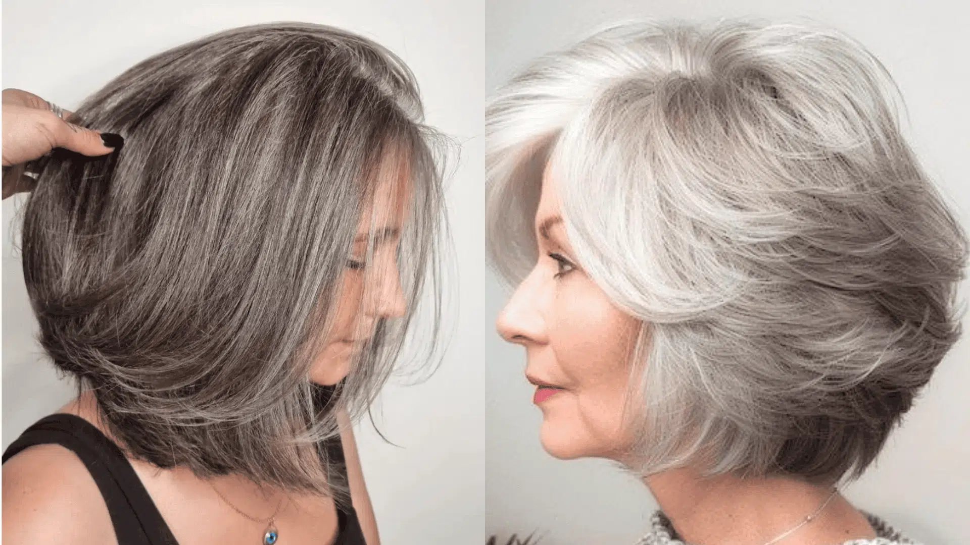 Silver Feathered Bob