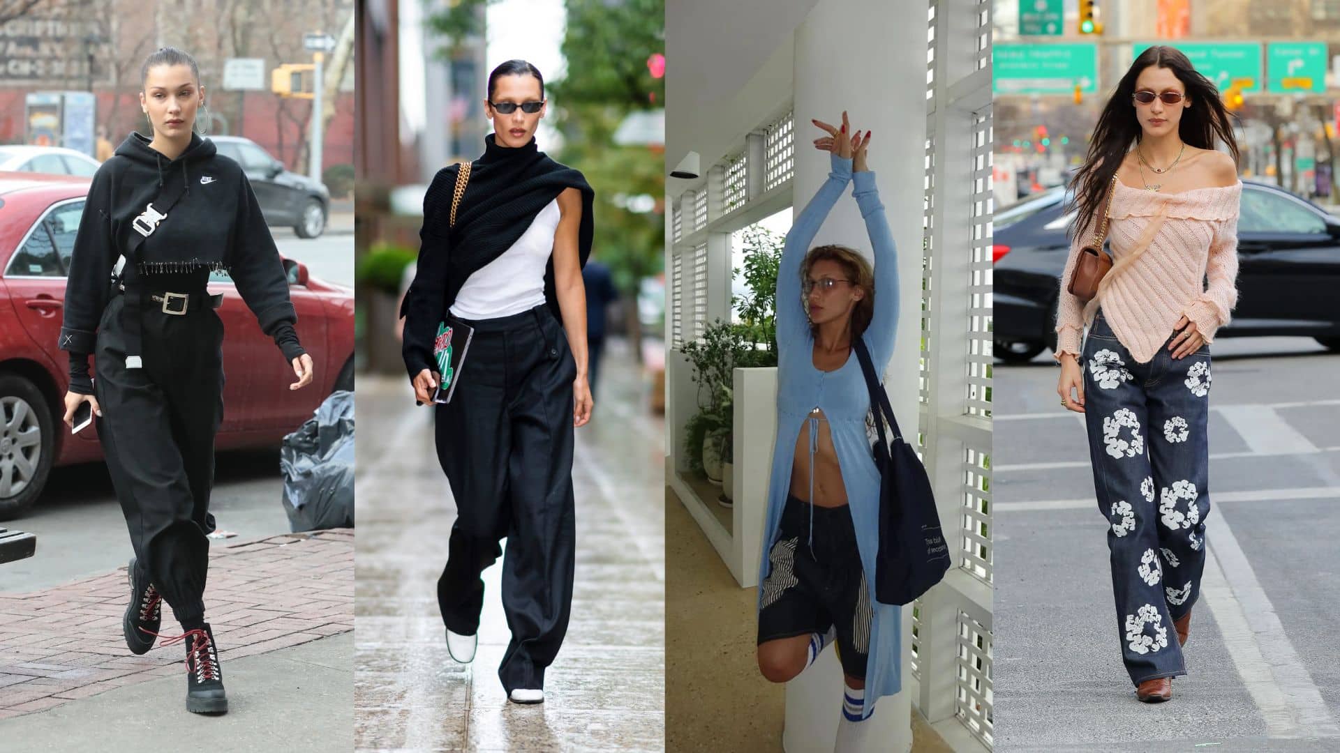 bella hadid comfort look