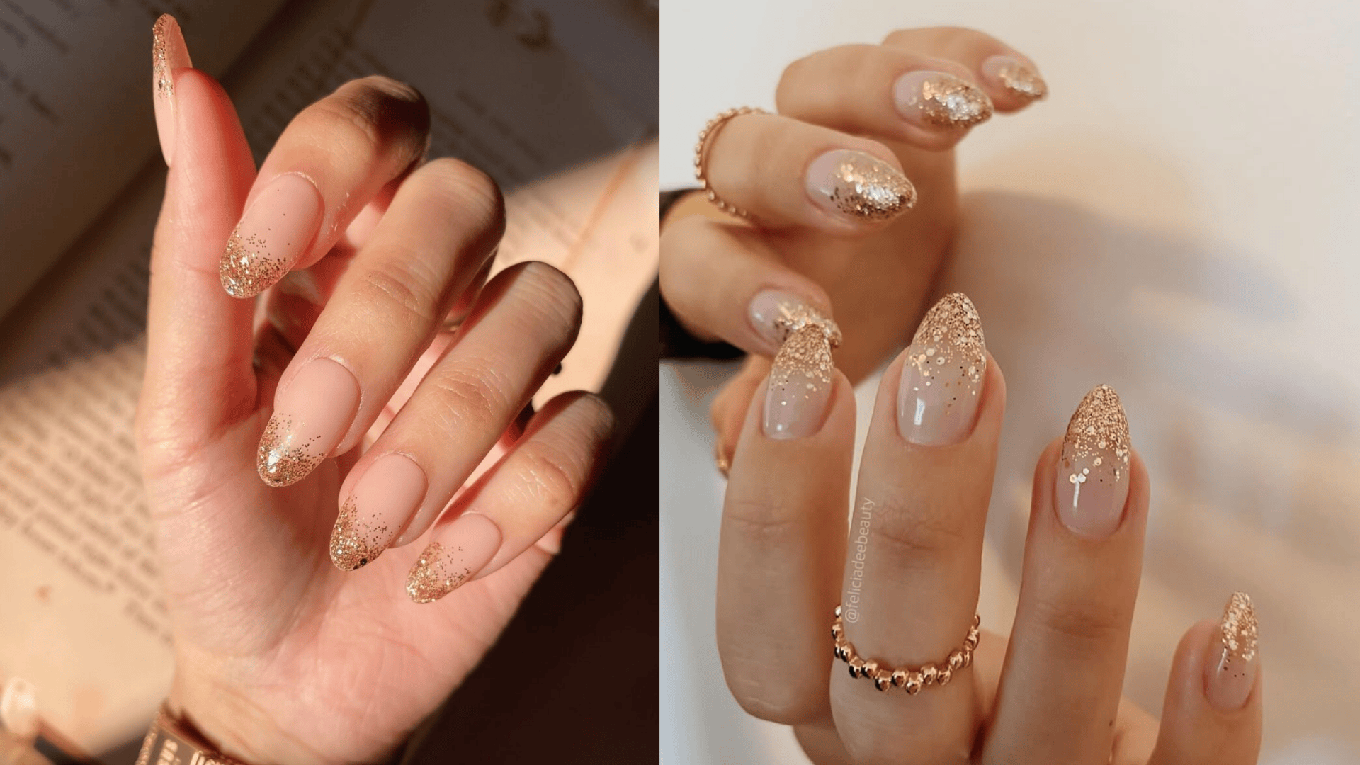 champagne shimmer gradient