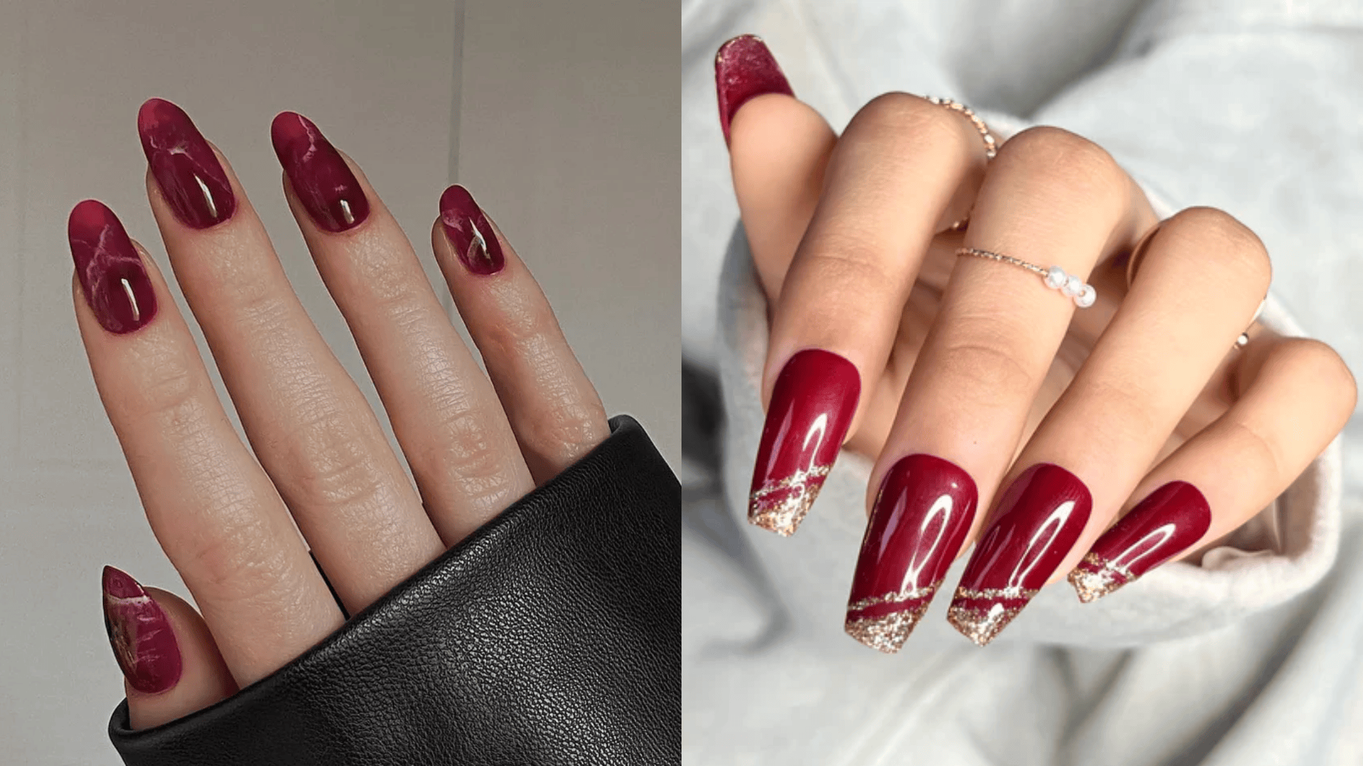 cherry red or deep red