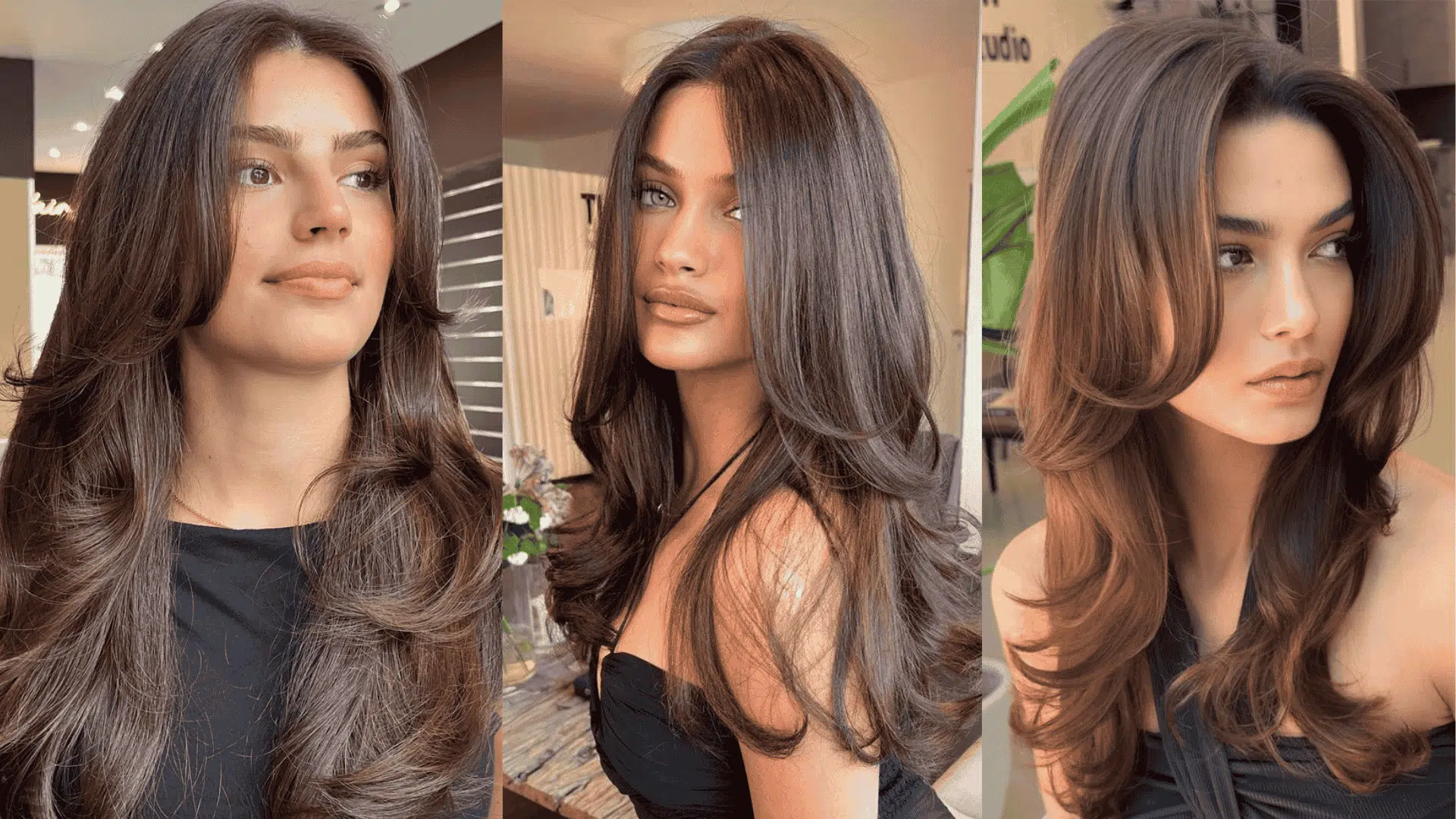 chestnut layered cut