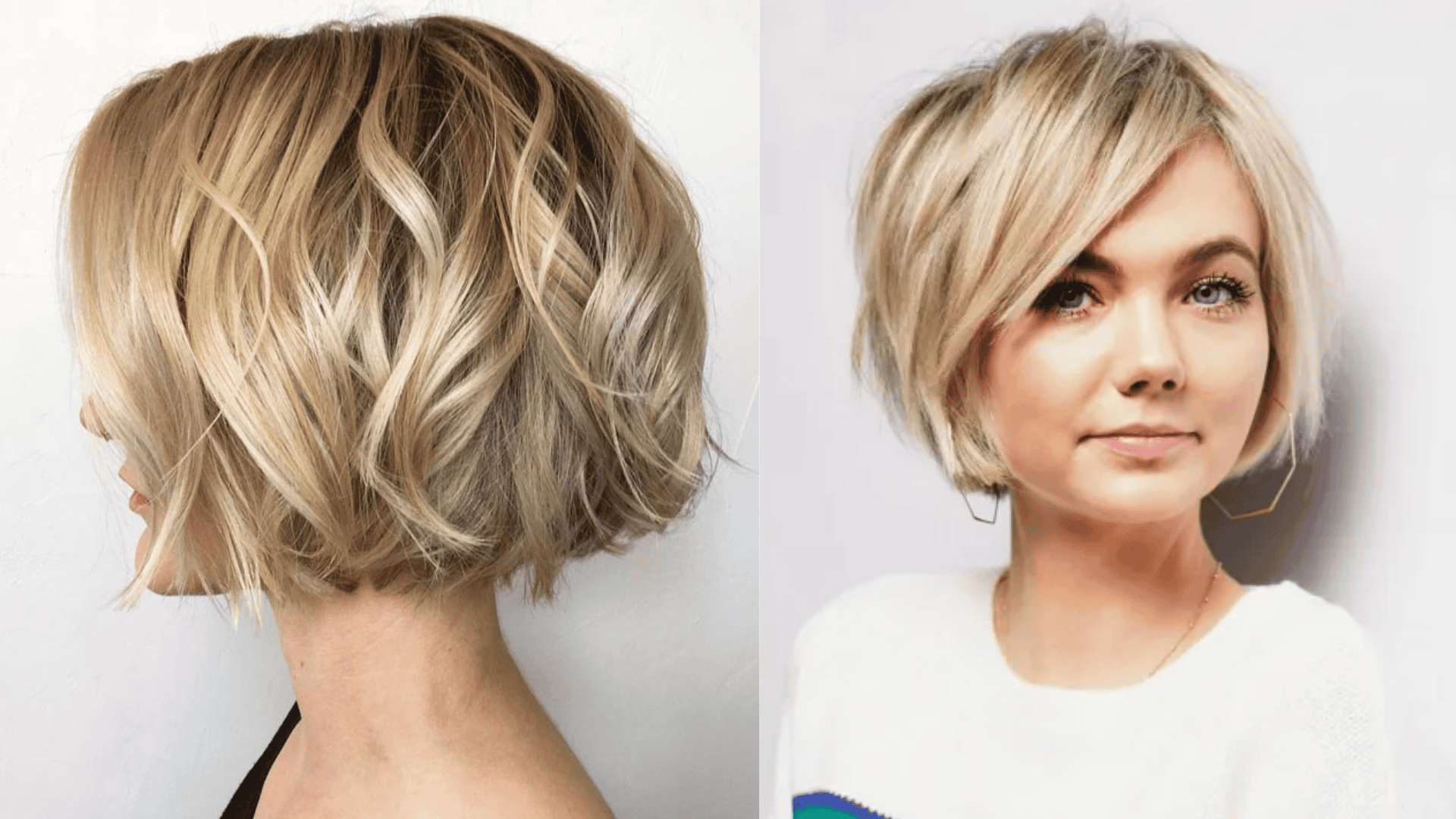 chin length layered bob