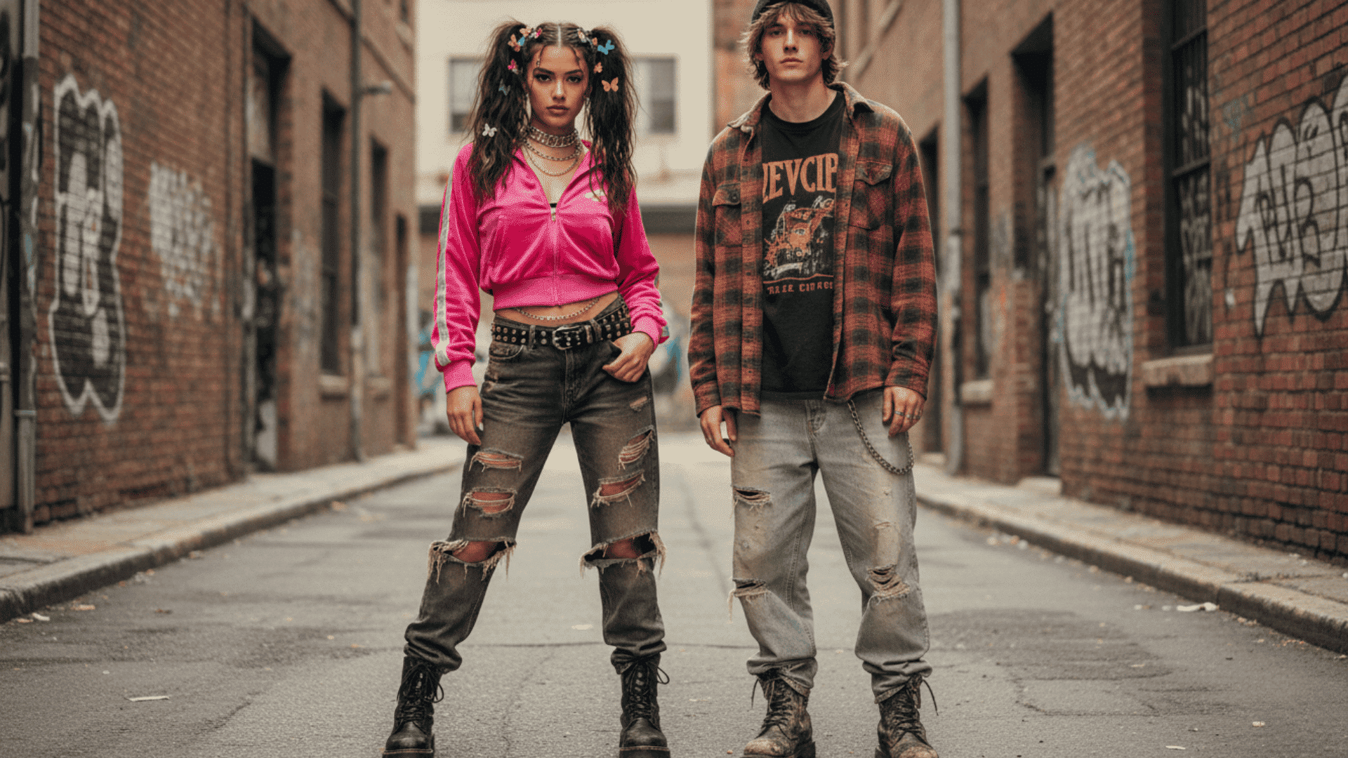 early 2000s and 1990s grunge