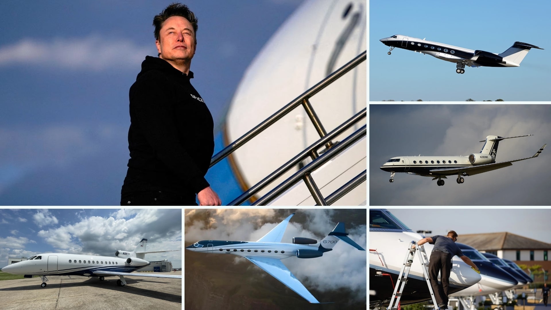 elon musk private jet