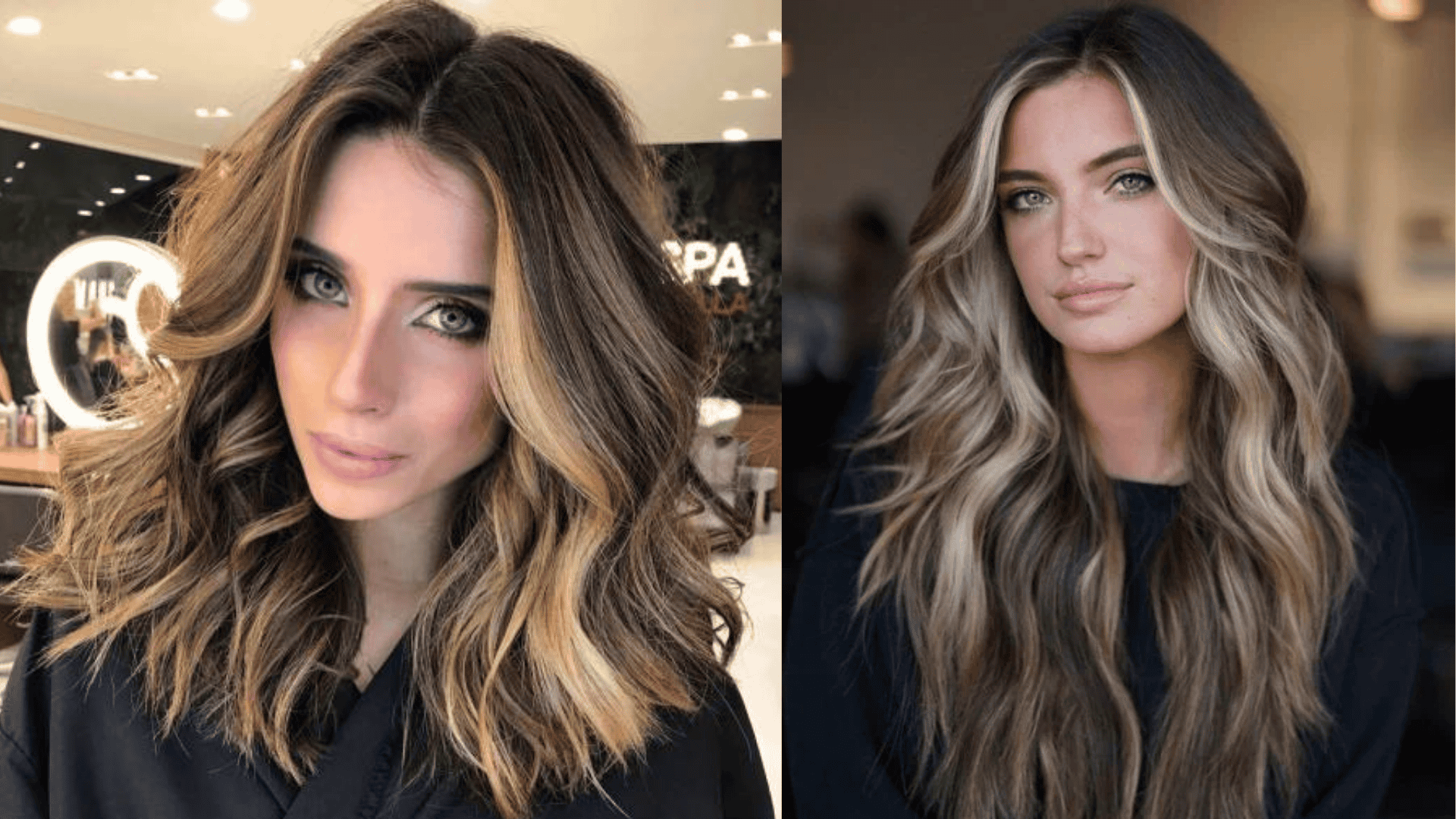 face framing highlights with layers