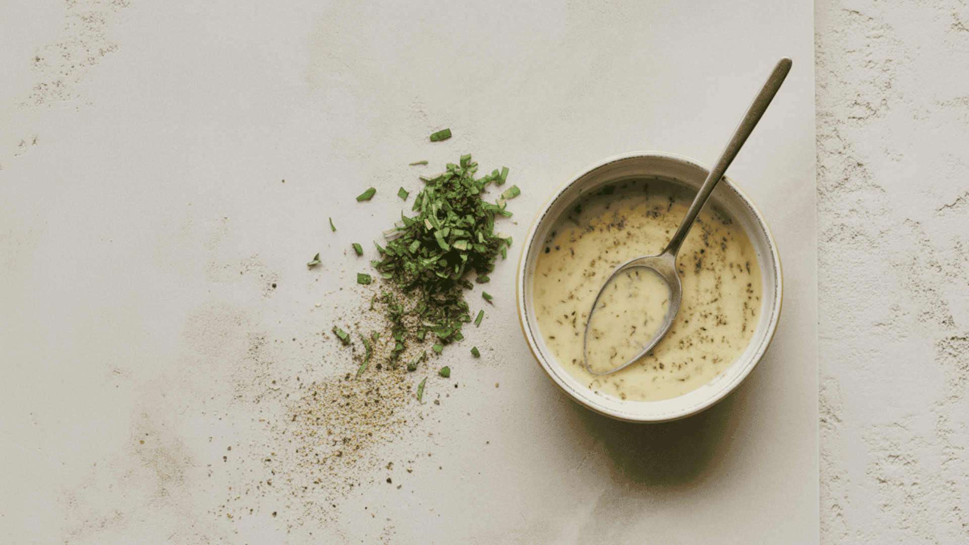 fold in herbs and spices