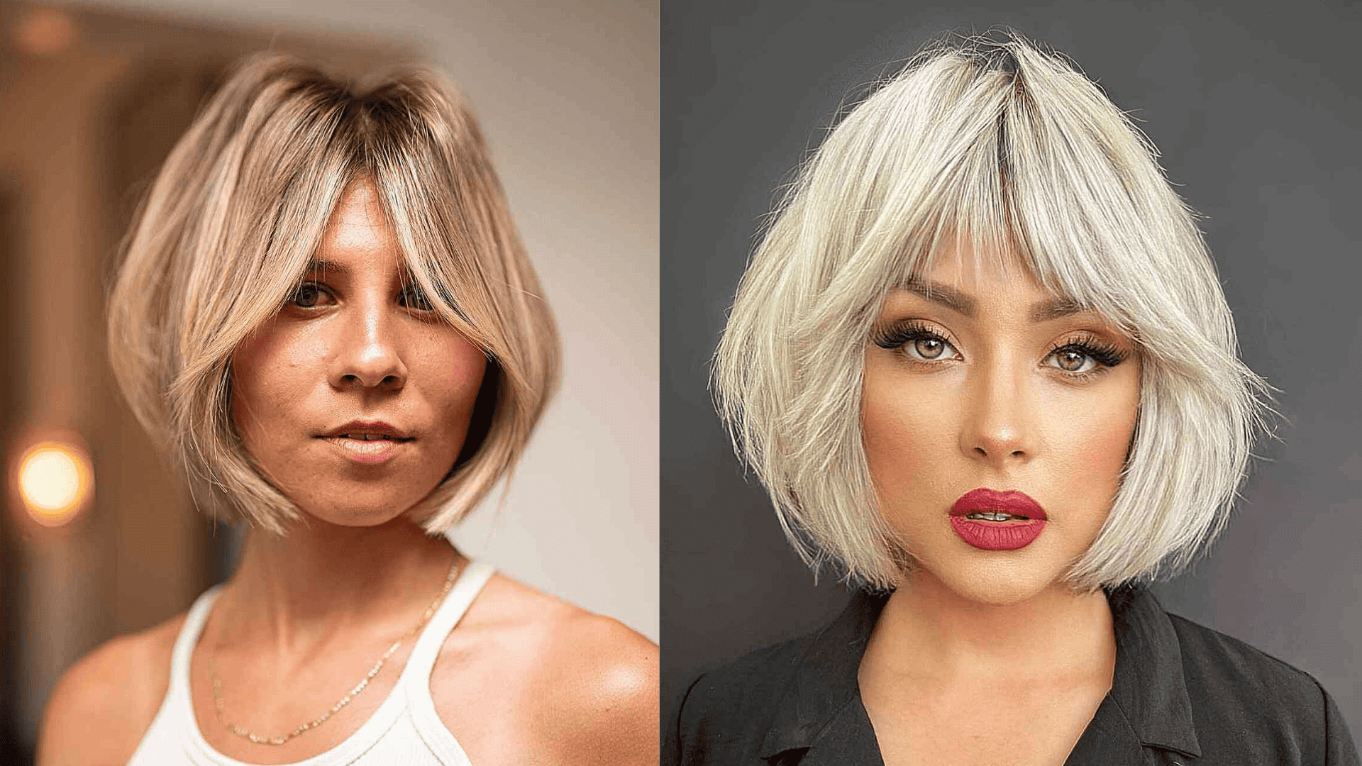 graduated bob with face framing layers