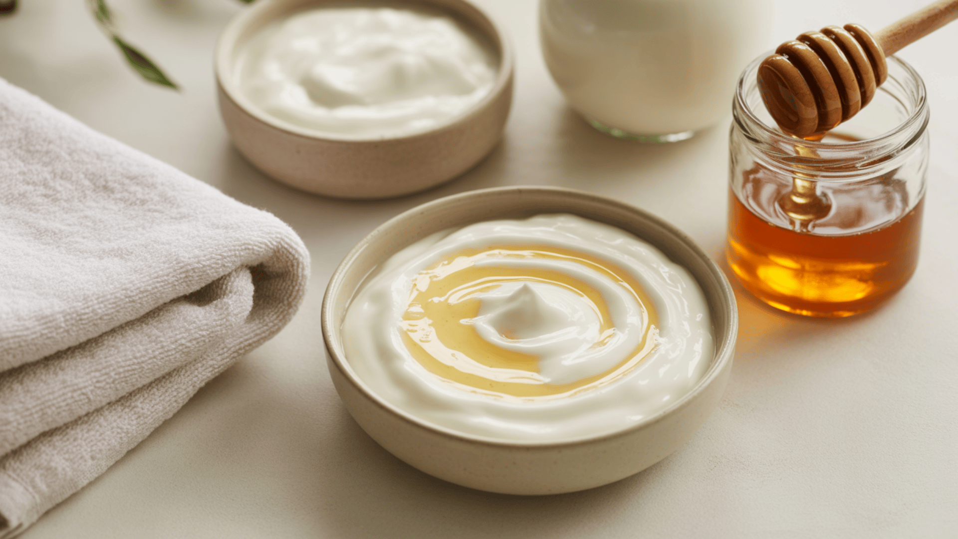 honey and yogurt soothing mask