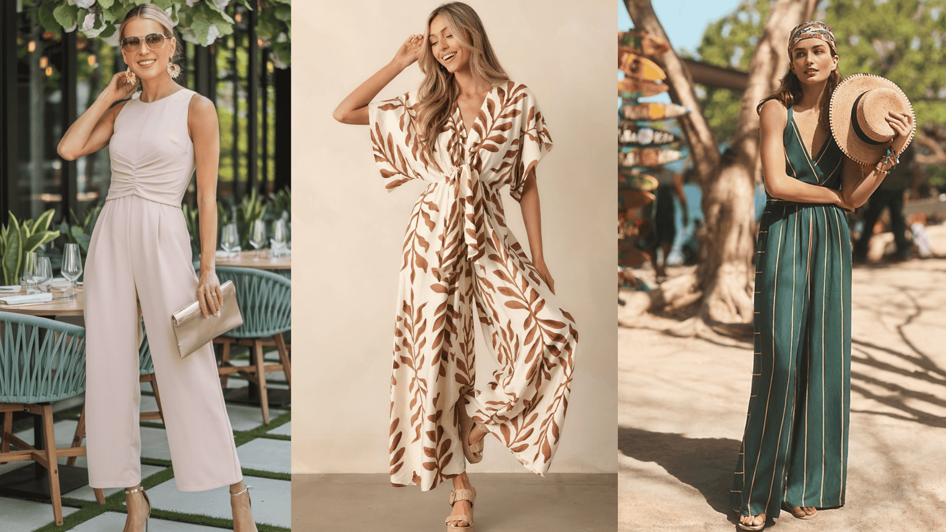 lightweight jumpsuit for evening dinners