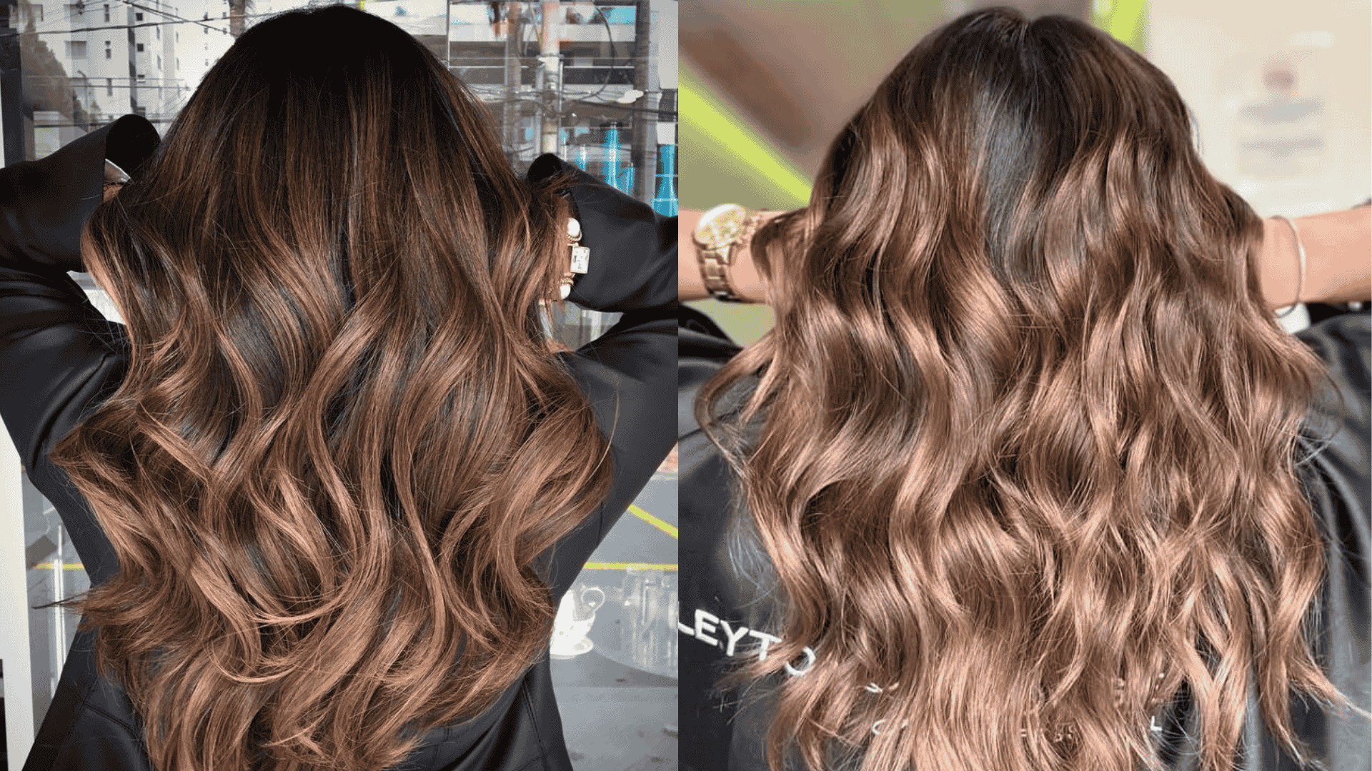 loose waves with balayage