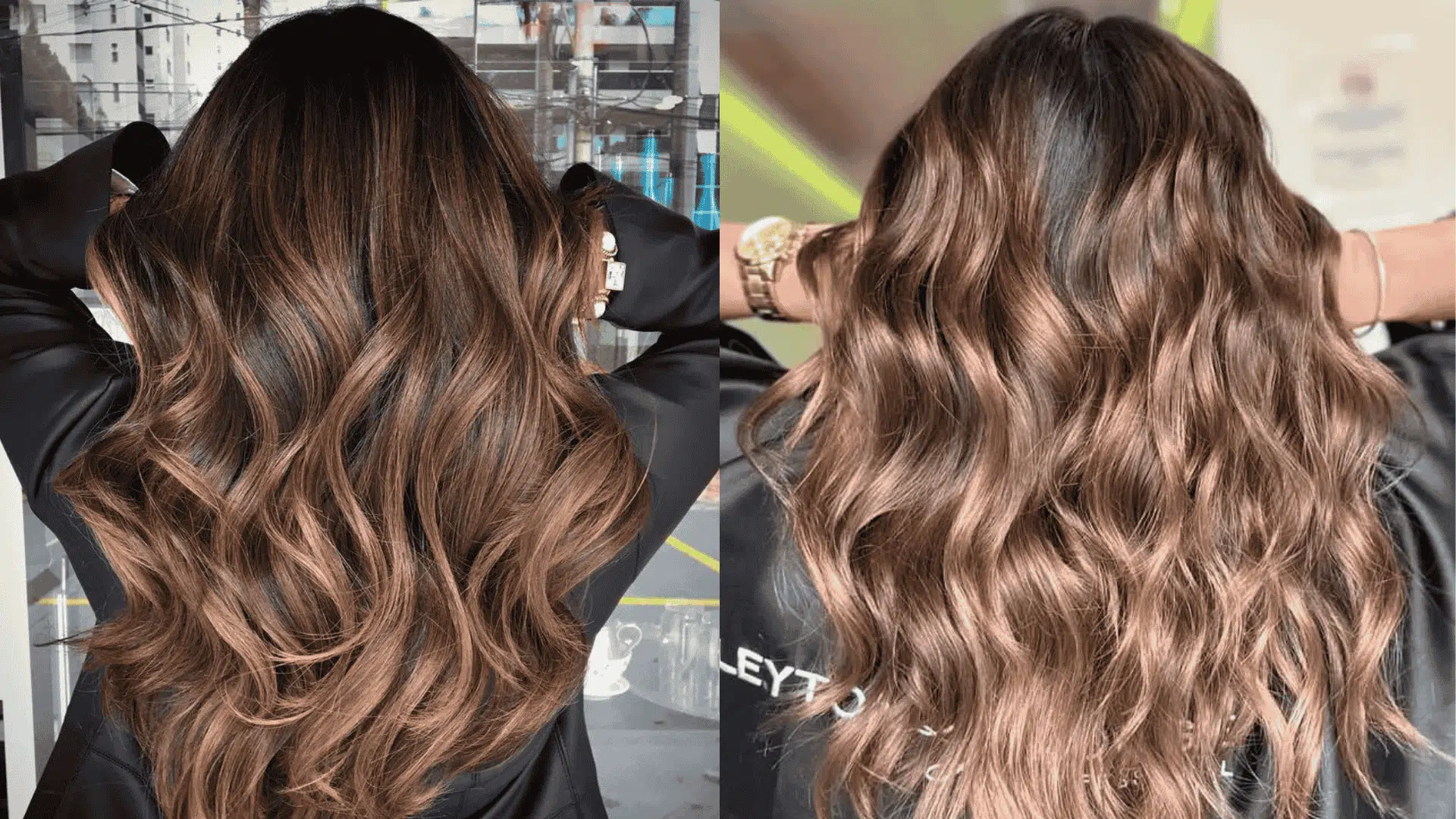 loose waves with balayage