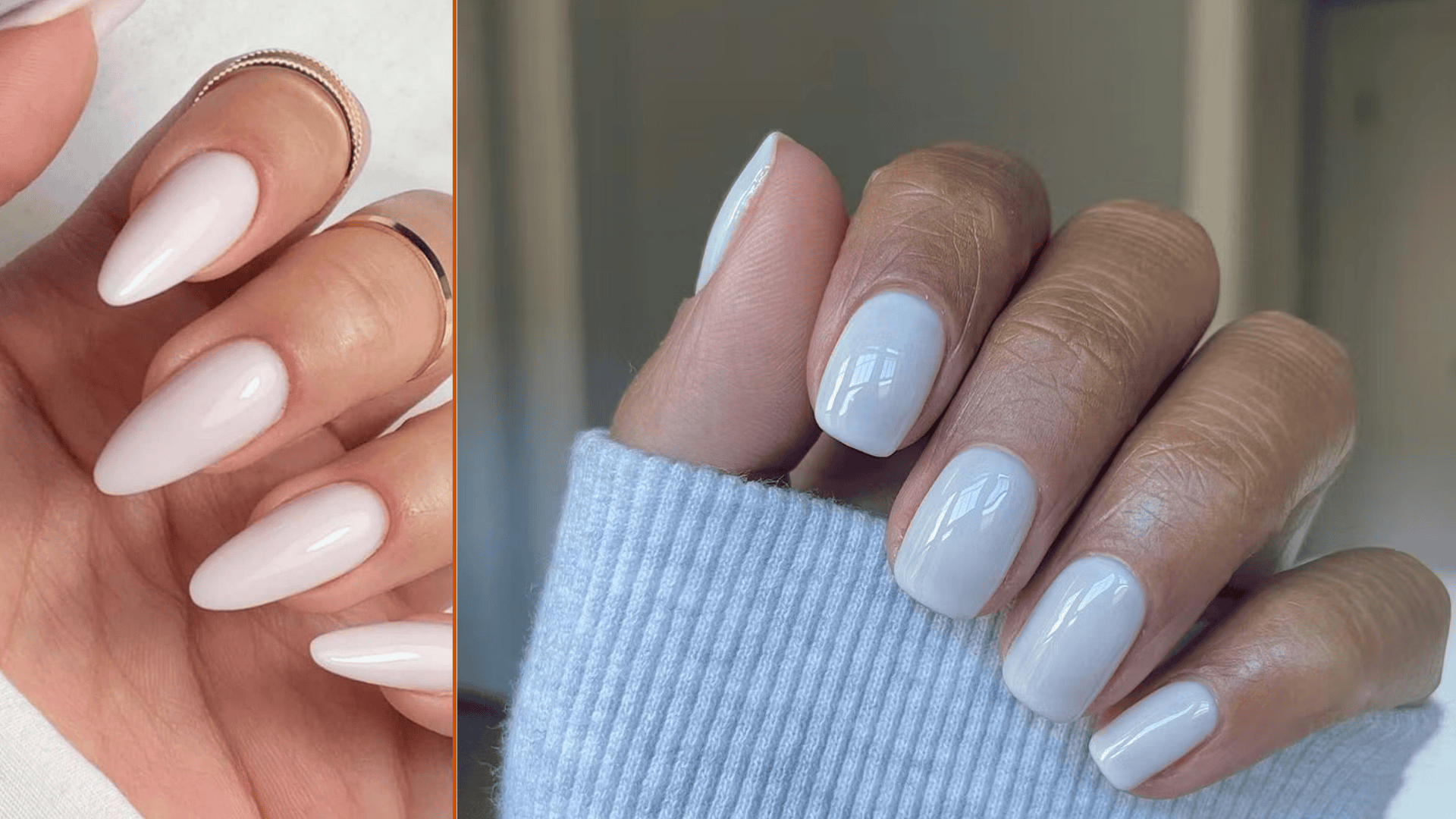 milky white or soft ivory