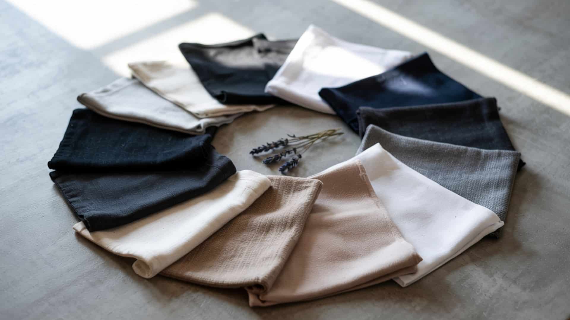 neutral and muted colour palette