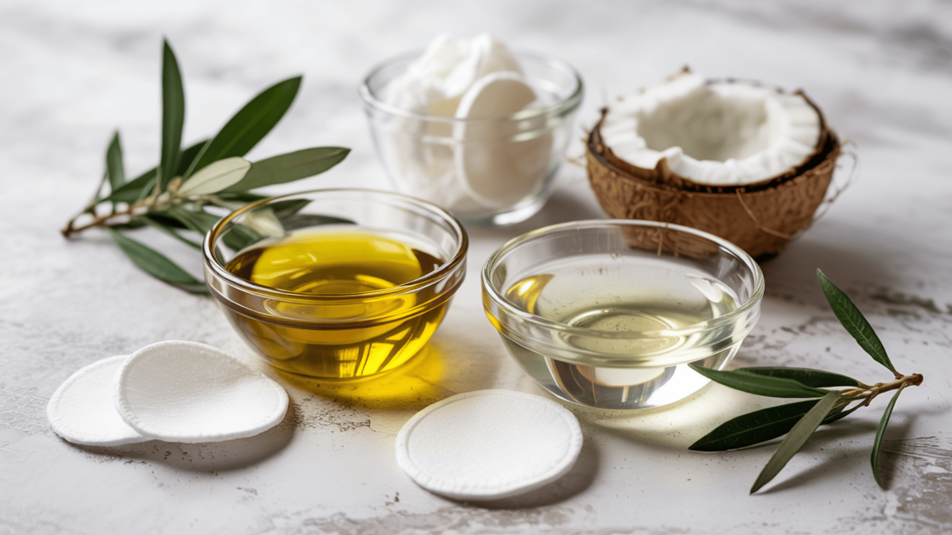 olive oil or coconut oil