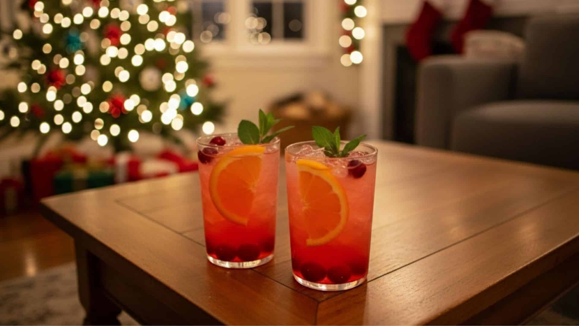 orange cranberyy spritz