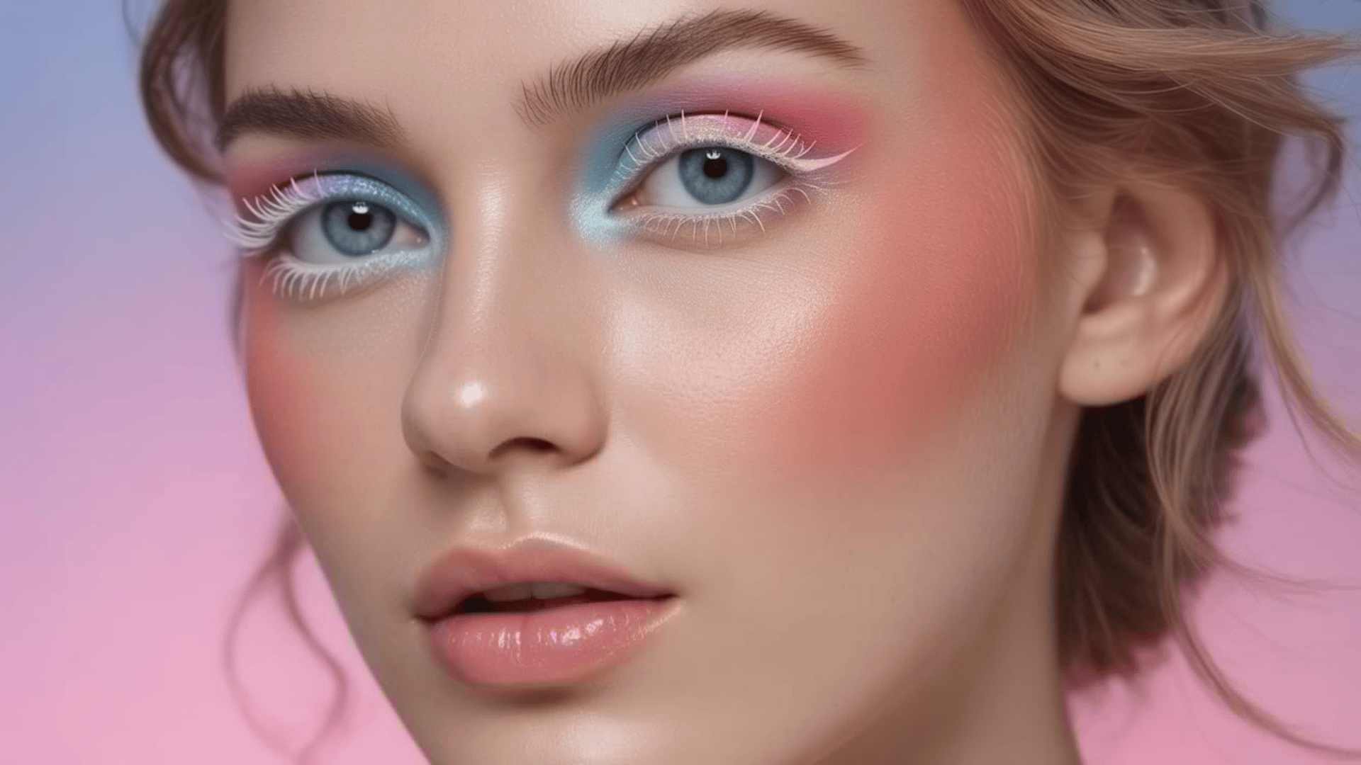 pastel makeup