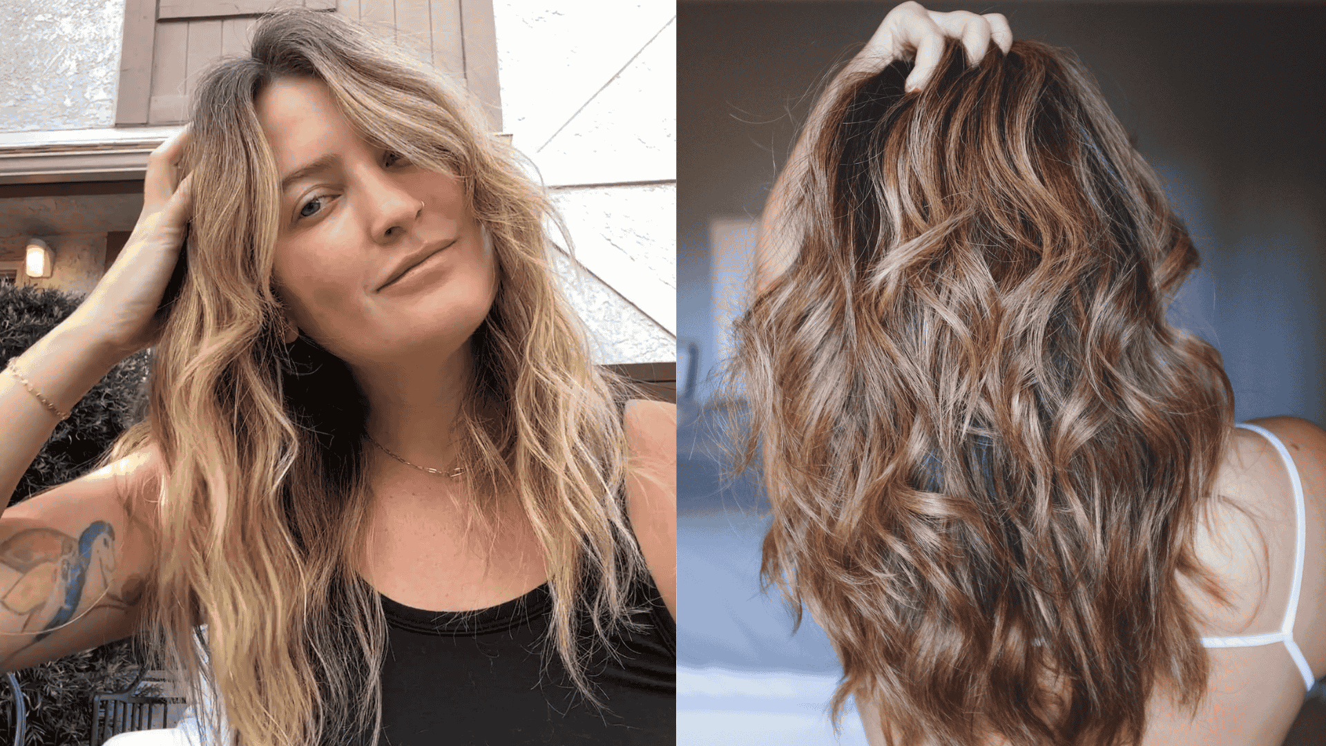 tousled beach waves