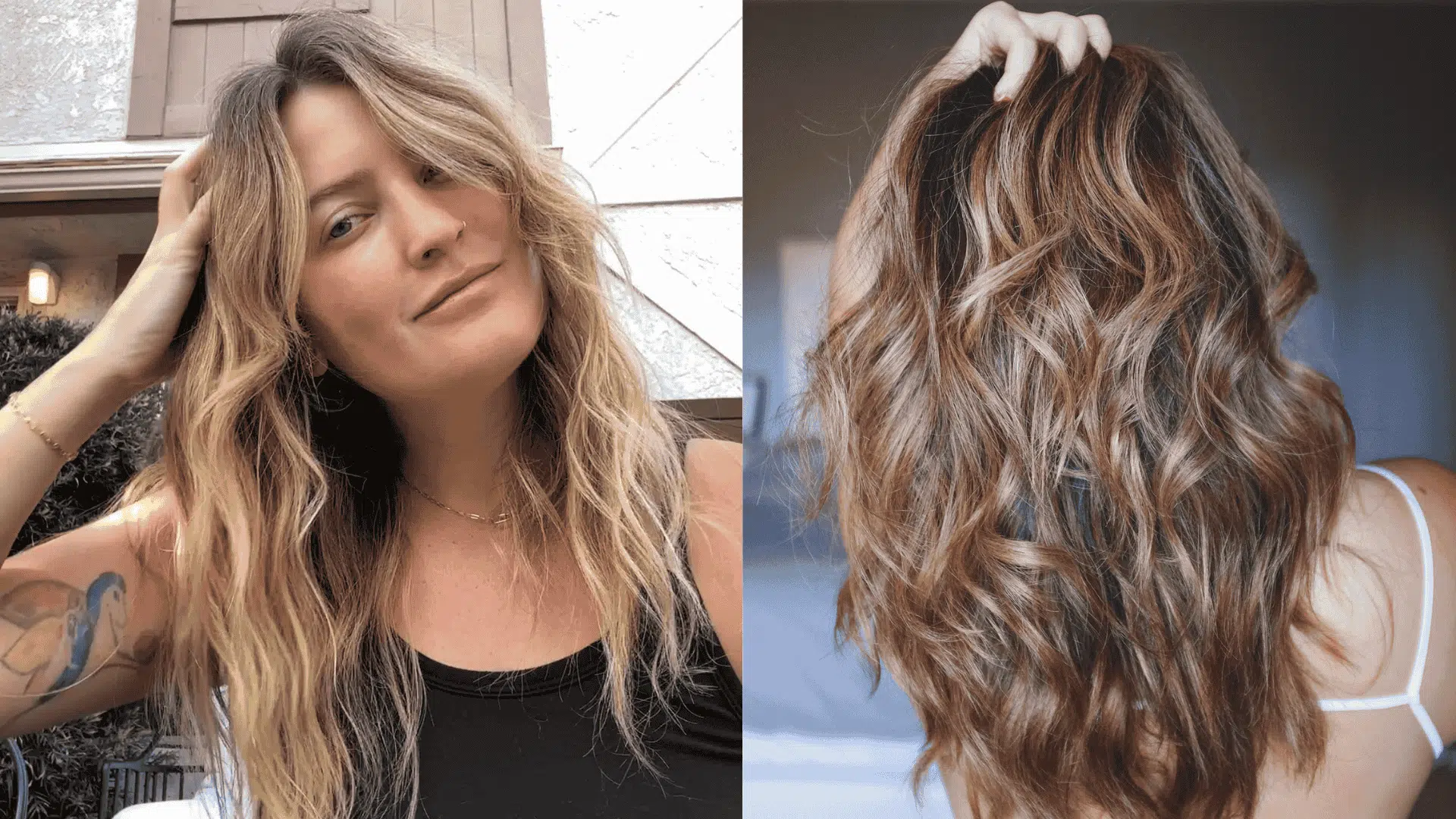 tousled beach waves