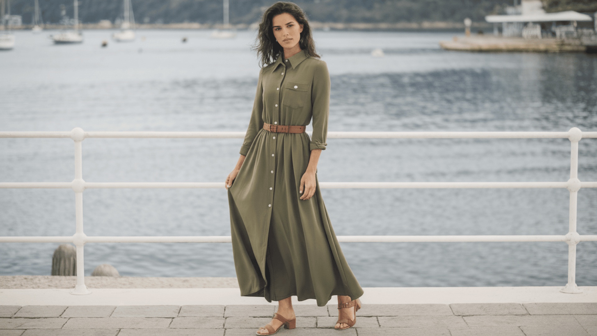 warm weather business casual look