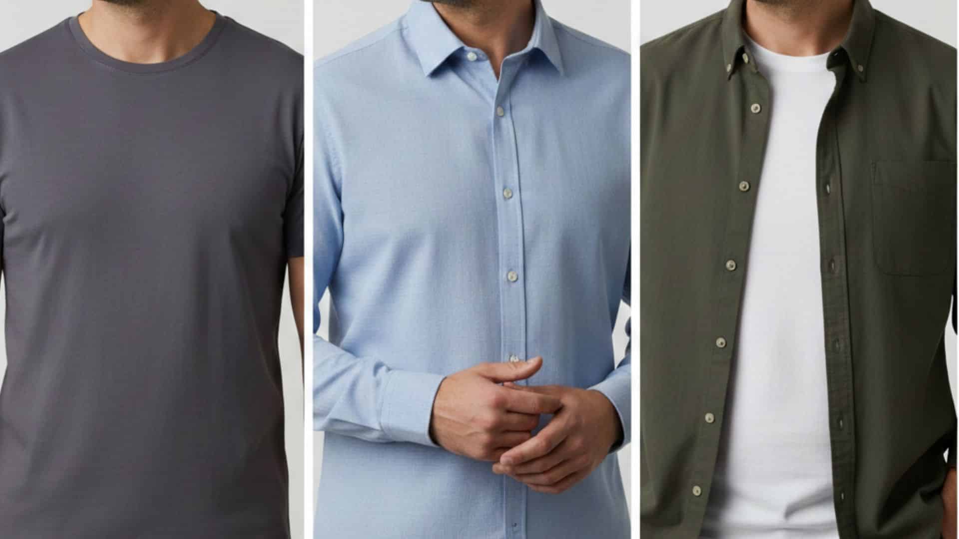 when to wear shirt vs tshirt