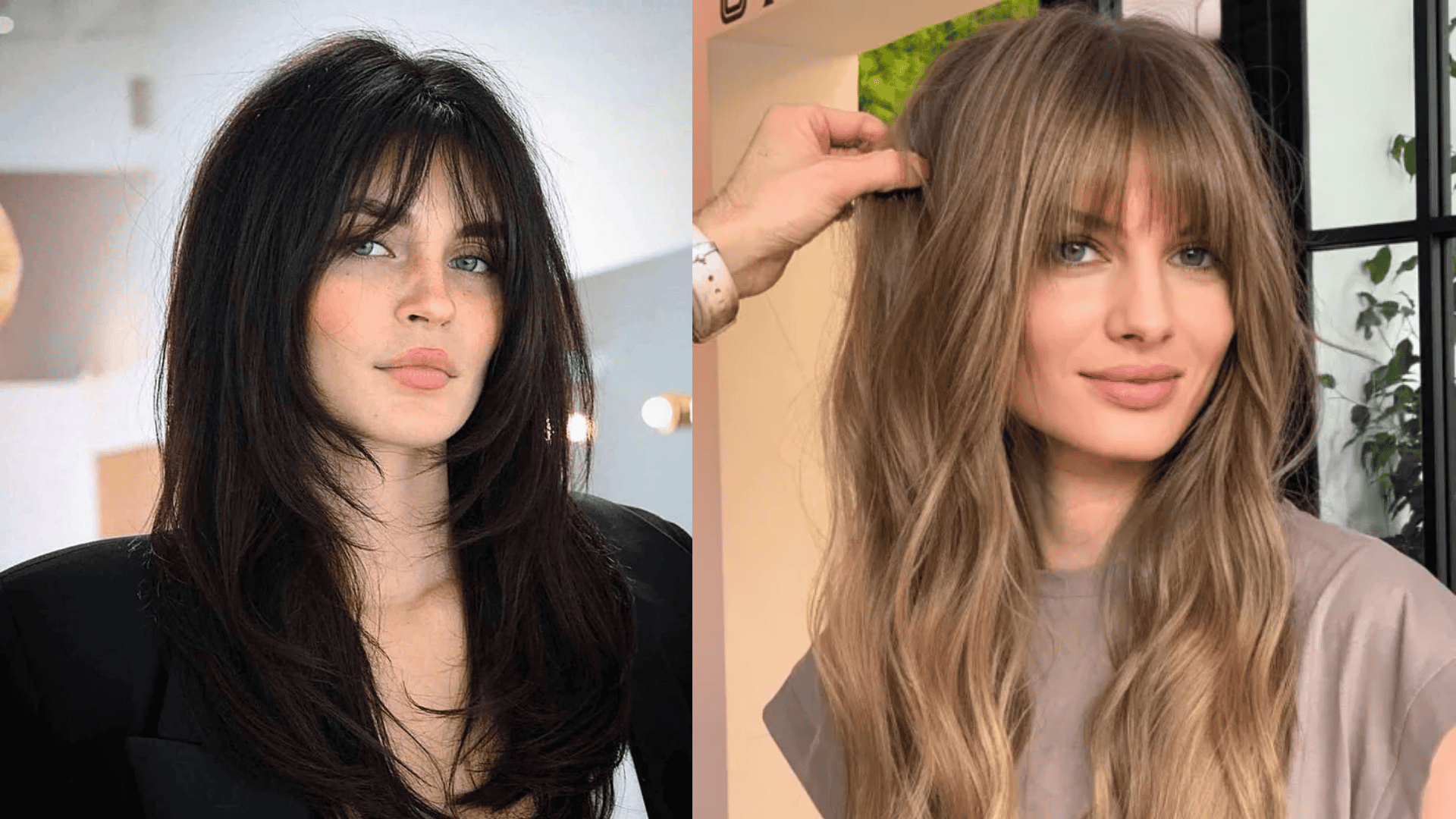 wispy bangs with layered cut