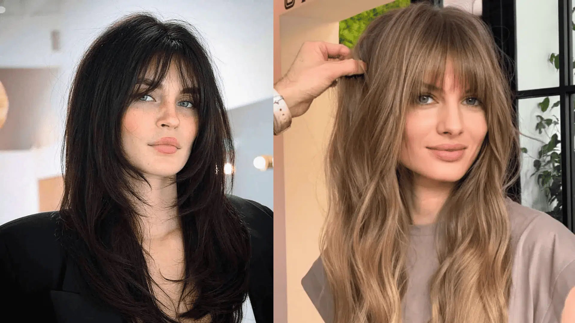 wispy bangs with layered cut