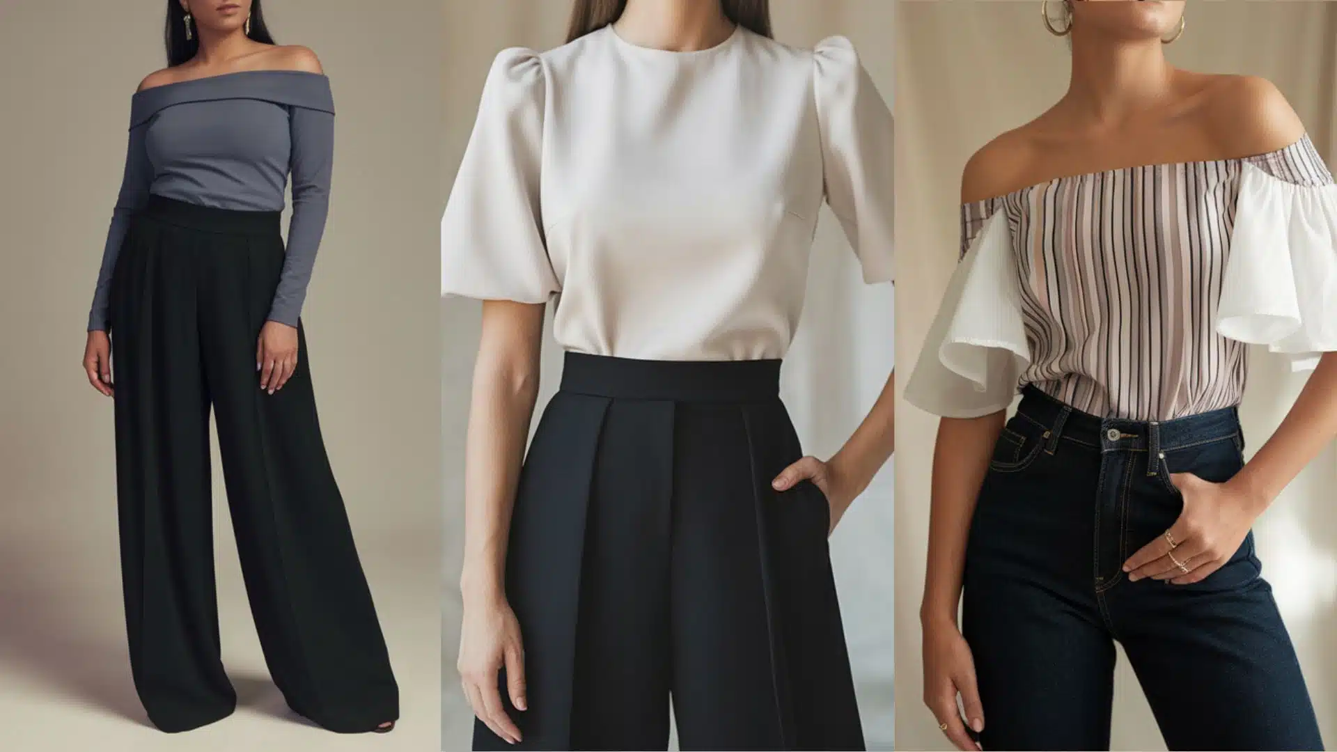 Wide leg pants