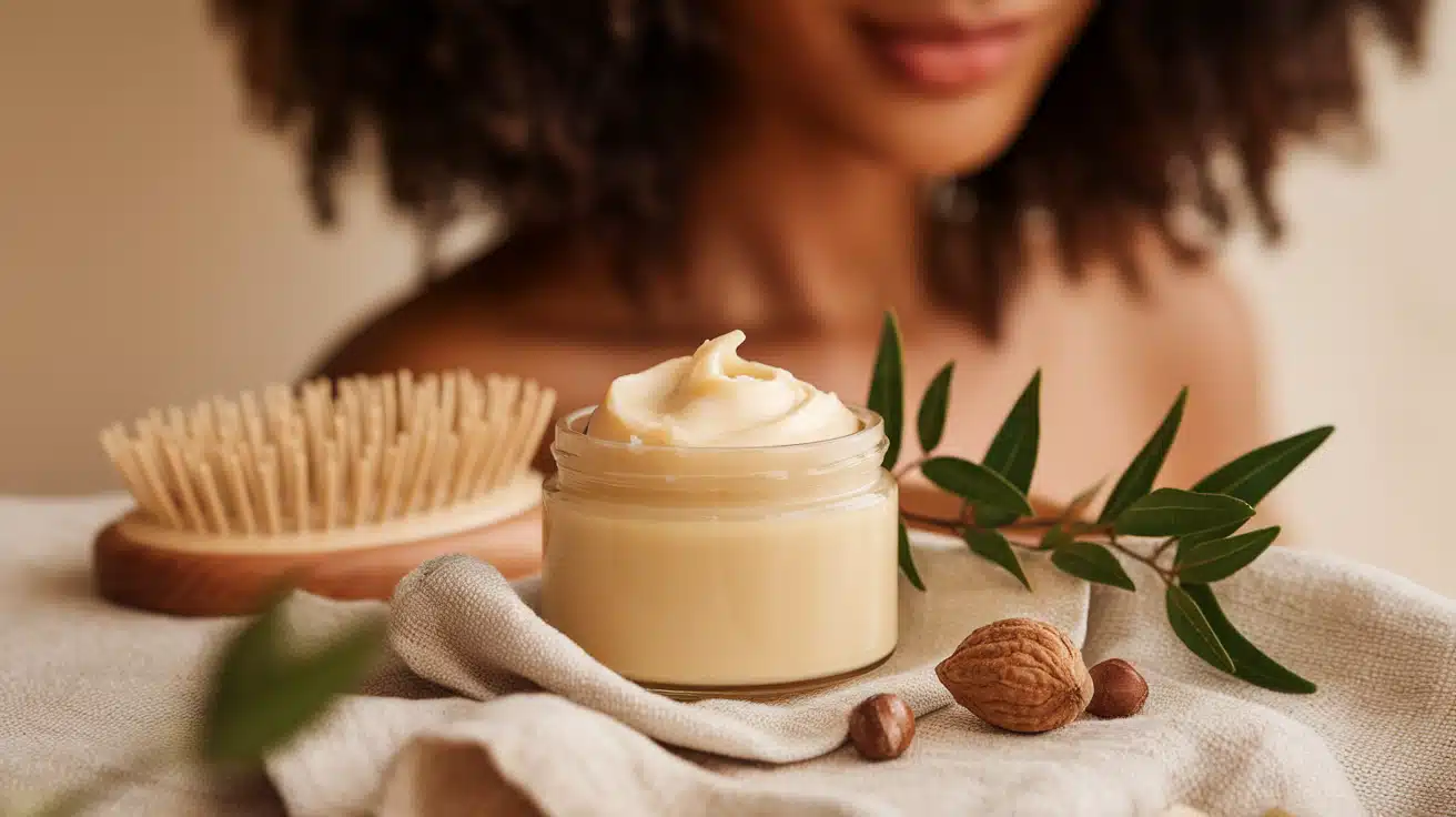Is shea butter good for hair? Learn the benefits, side effects, best usage tips, and top brands for your hair type in this complete guide.