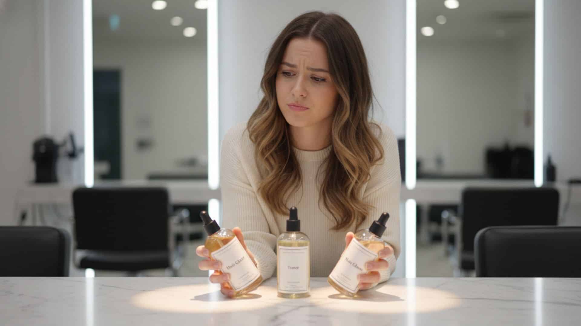 Hair Glaze Hair Gloss vs Toner