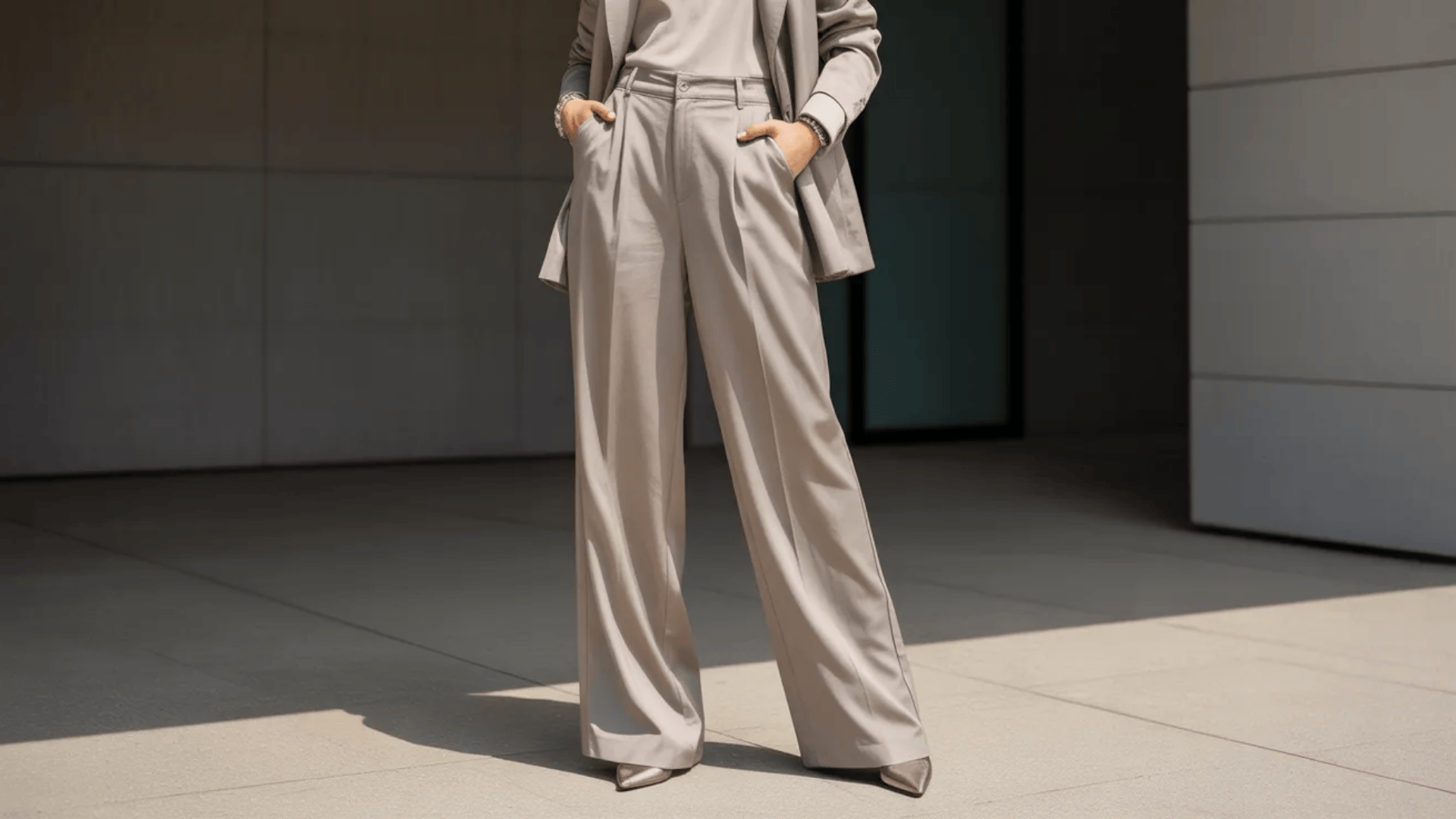 how to style wide leg pants